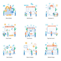  Business and Promotion Activities Illustrations Pack 