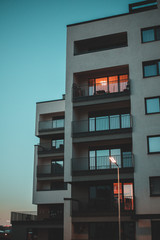 Modern house with beautiful view.
