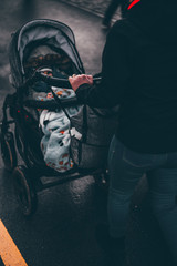 Baby on the streets.