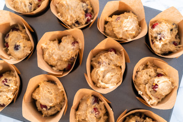 Cranberry muffins