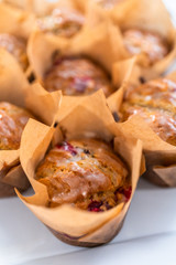 Cranberry muffins
