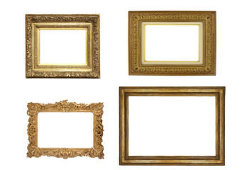 antique isolated picture frame