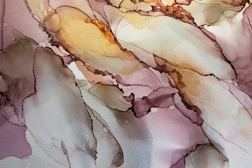 Abstract colorful background, wallpaper. Mixing acrylic paints. Modern art. Marble texture. Alcohol ink colors translucent. Alcohol Abstract contemporary art fluid. Contrast Ink pattern
