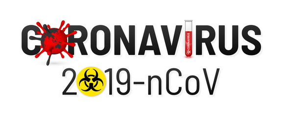 Coronavirus Covid-19, 2019-nKoV. Illustration of virus. World pandemic concept. Vector illustration