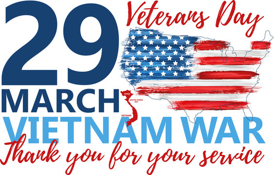 National vietnam war veterans day banner