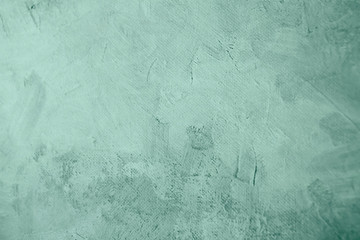 old pale green canvas painting draft detail, background or texture