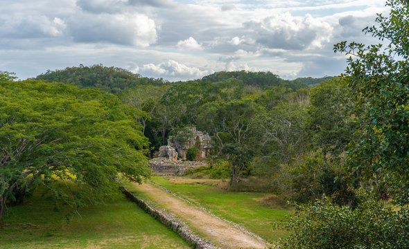 The Gateway Arch in Labna mayan archaeological site. Yucatan. Mexico