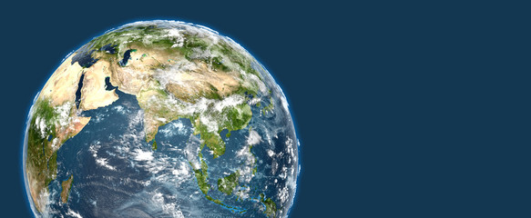 Fototapeta premium Planète Terre HD en 3D