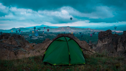 camping in the cappadocia