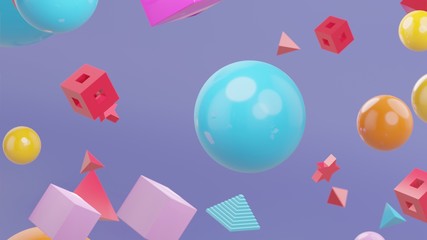 Purple background vintage camera in vibrant bold gradient sun yellow and blue colors. Concept art. Minimal summer surrealism.