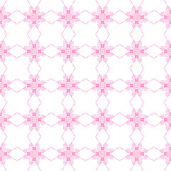 Hand drawn green mosaic seamless border. Orange 