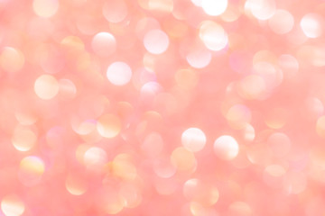 Abstract glowing red-orange background, texture, glitter vintage glare, bokeh background