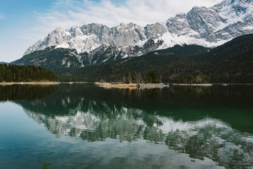 Fototapeta na wymiar Lake in the Mountains