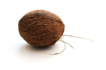 Coconut on a white isolated background.