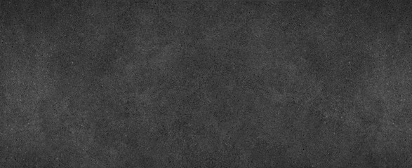 Fototapeta na wymiar black stone concrete texture background anthracite panorama banner long 