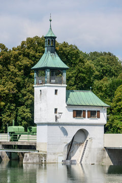 Welterbe-Denkmal Hochablass am Lech in Augsburg