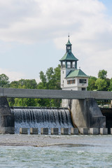 Welterbe-Denkmal Hochablass am Lech in Augsburg