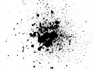 Grunge Splatter Splash Paint Abstract Background