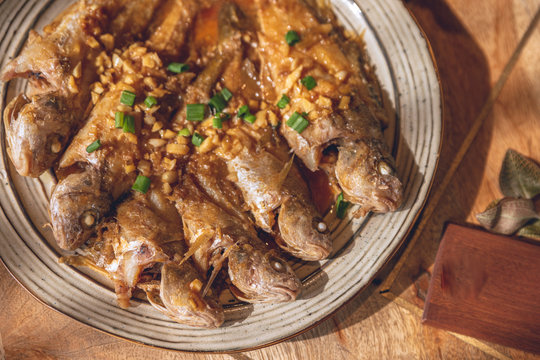 Chinese food, golden sweet and sour fish