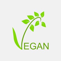 VEgan icon eco vector design illustration 