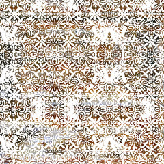 Geometry repeat pattern with texture background