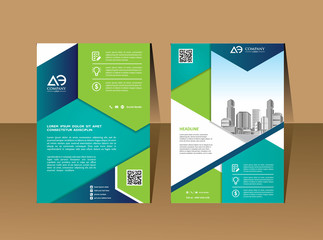 Template vector design for Brochure, Annual Report, Magazine, Poster, Corporate Presentation, Portfolio, Flyer, layout