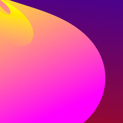 Color abstract template for a map or banner. gradient background with waves and reflections. Illustration of warm hues in geometric shapes.