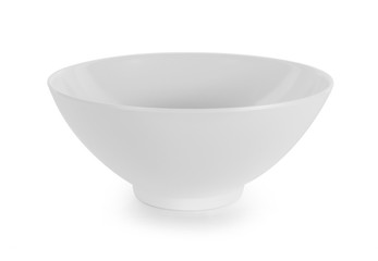 white bowl isolated on white background