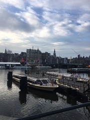 canal to Amsterdam boat cruise