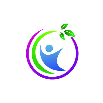 Medical with herbs logo design