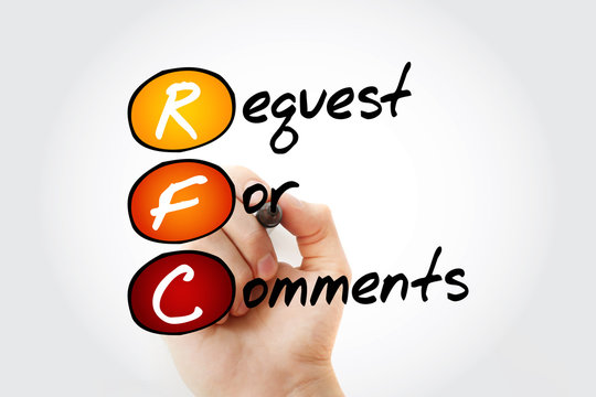 RFC - Request for Comments acronym, business concept background