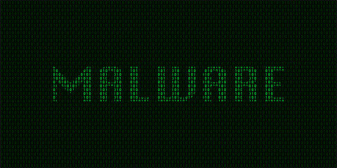 Fototapeta premium Malware Concept Vector