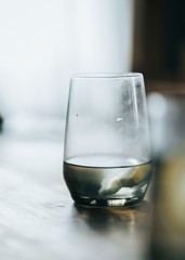 glass of water