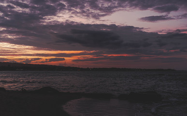 Beautiful landscape at blue hour
, Cabarete Beach, Dominican Republic