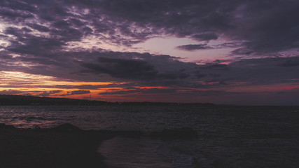 Beautiful landscape at blue hour
, Cabarete Beach, Dominican Republic