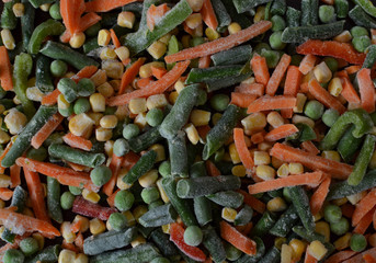 Mix of vegetables for a vegan dinner. Ingredients for a vegetarian diet.