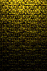 crocodile leather skin texture gold color