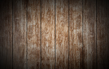 Fototapeta premium Brown wood texture. Abstract background, empty template. Vintage