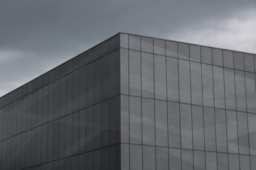 Abstract pictures of buildings on a grey summers day in Yorkshire Britain,UK