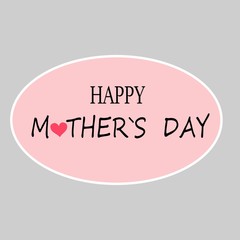 mother`s day  test illustration vector 