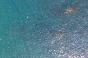 Aerial view of the ocean surface