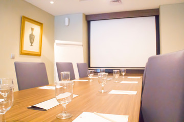 modern ethnic interior office hotel room