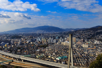 展望台から望む都市景観