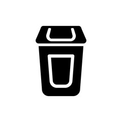 trash can icon design, flat style icon collection
