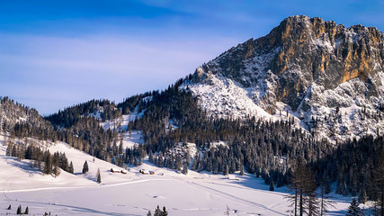 winter in the mountains
