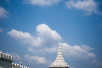 pagoda in blue sky
