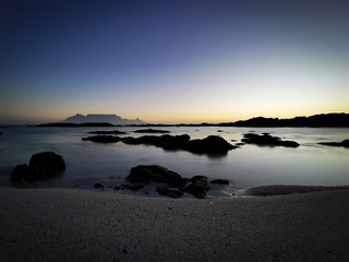 Fototapeta premium Table Mountain Cape Town sunset