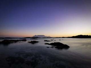 Table Mountain Cape Town sunset