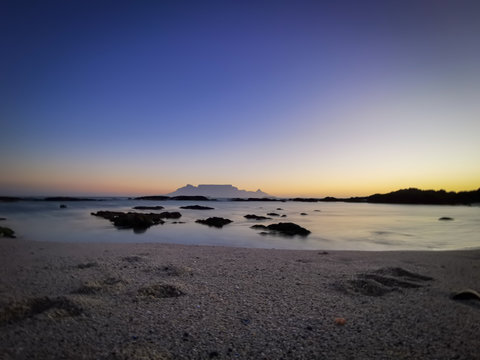 Table Mountain Cape Town sunset