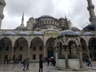Blue mosque in istanbul turkey